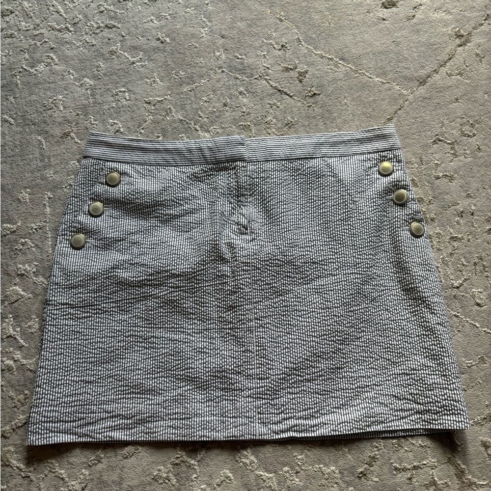 J.Crew Seersucker Mini Skirt